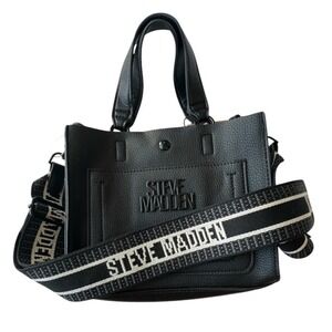 Steve Madden Crossbody Mini Satchel Black Top Handle Y2K Bag NWT MSRP‎ $78 NEW